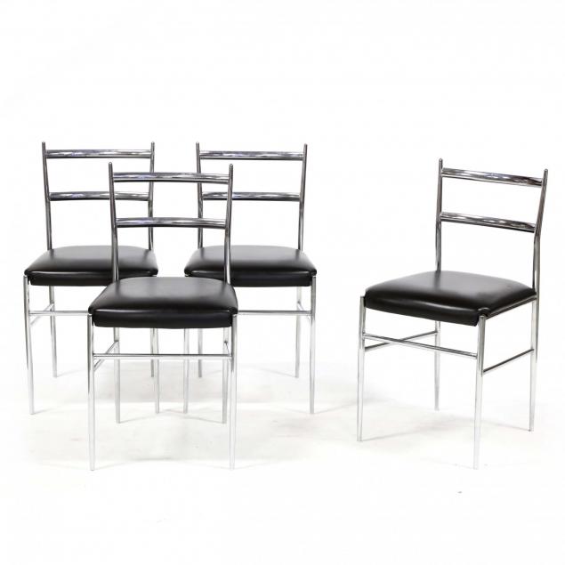 gio-ponti-set-of-four-chrome-superleggera-chairs