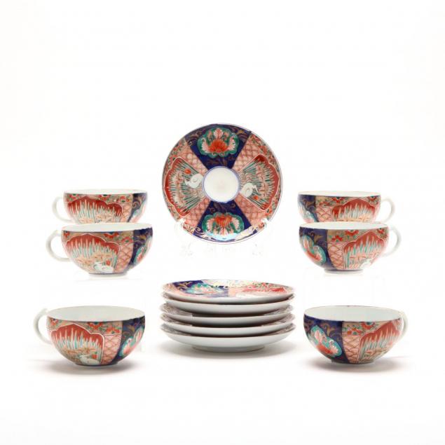 Japanese Imari Tea Set (Lot 416 Independence Weekend Gallery