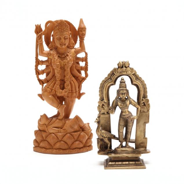 two-vintage-hindu-sculptures