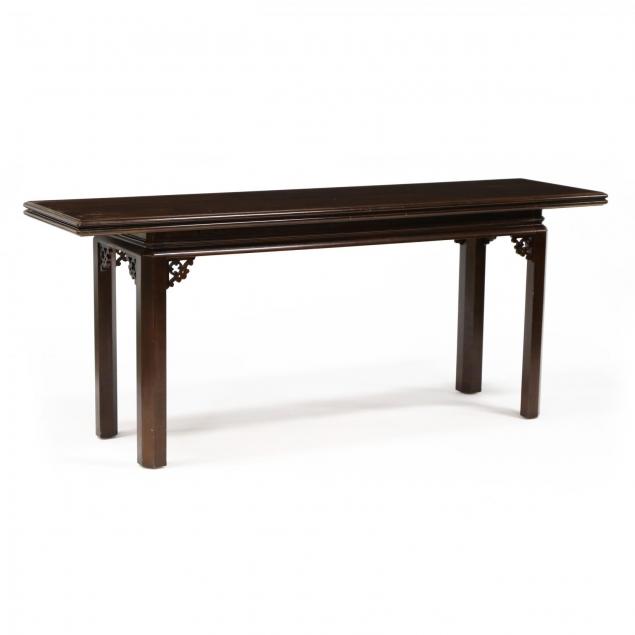 henredon-chinese-chippendale-style-console-table