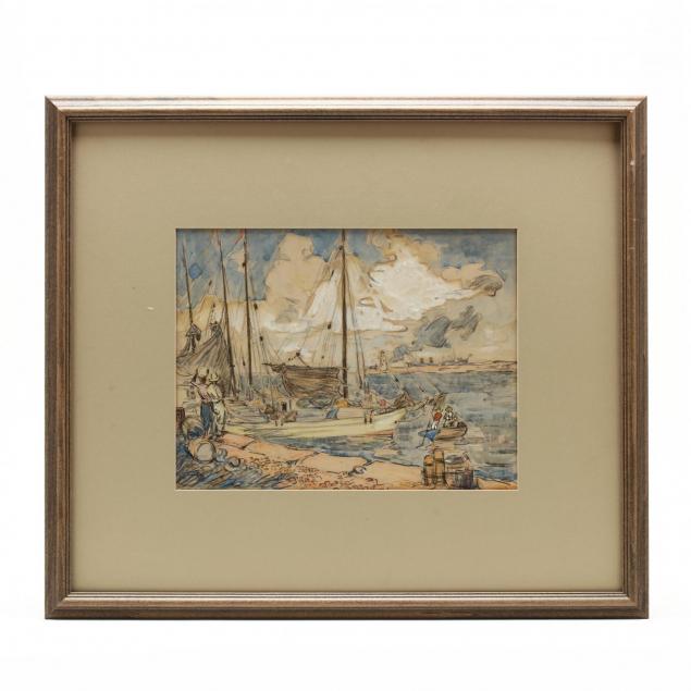 james-preston-pa-1873-1962-harbor-scene