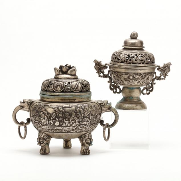 two-chinese-incense-burners