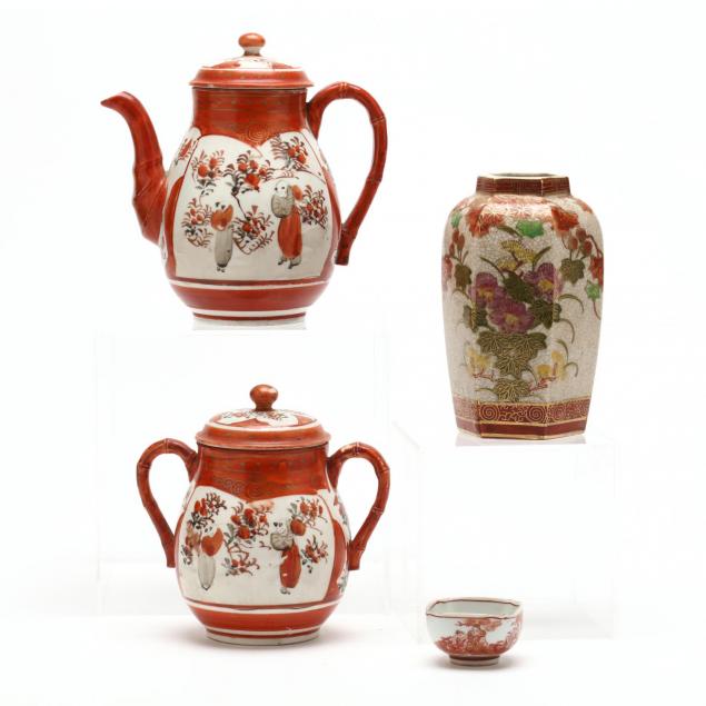 a-group-of-japanese-kutani-porcelain-items