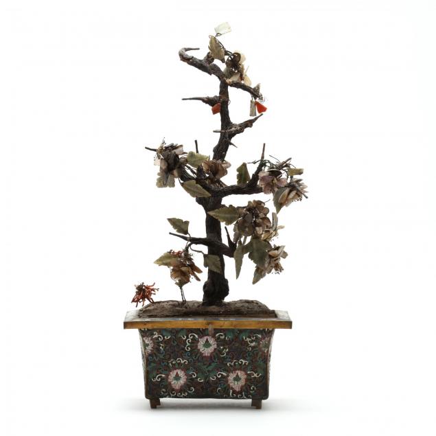 a-chinese-hard-stone-tree-in-cloisonne-vase