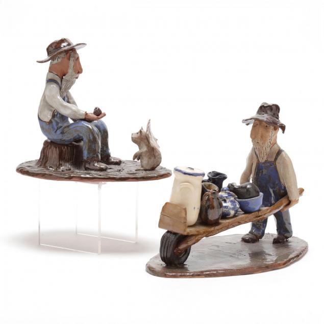 nc-folk-pottery-two-jim-havner-figurines