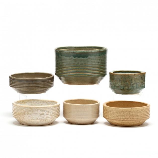 zanesville-pottery-six-homespun-bowls