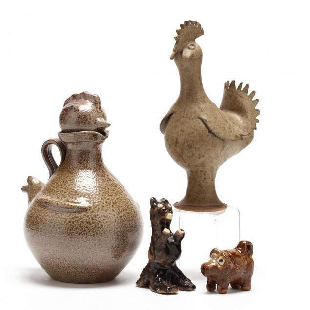a-group-of-four-folk-pottery-animals
