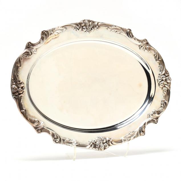 reed-barton-king-francis-silverplate-tray