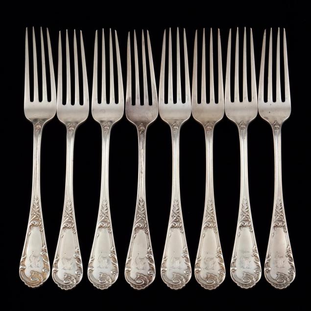 a-set-of-eight-dominick-haff-louis-xiv-old-forks