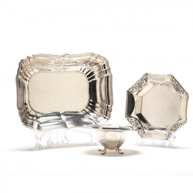 three-american-sterling-silver-dishes