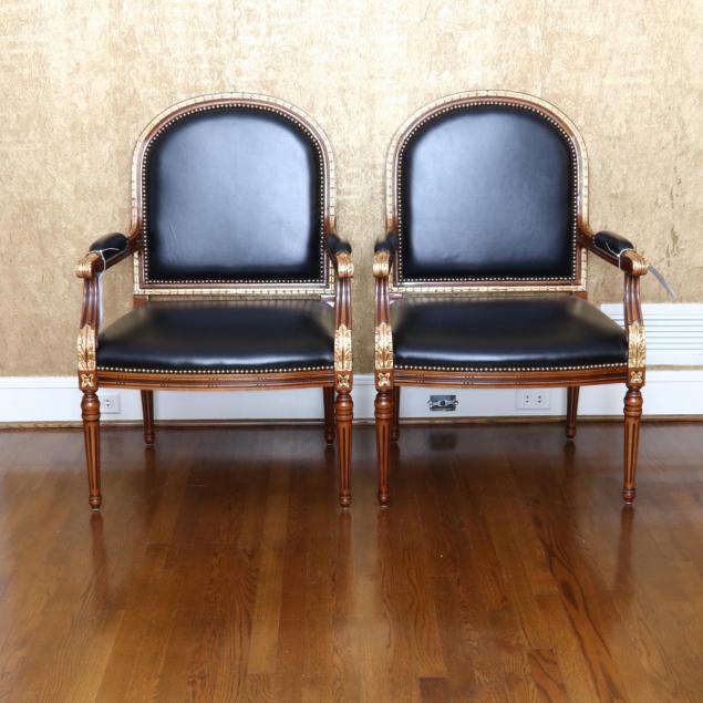 francesco-molon-pair-of-louis-xvi-style-contemporary-arm-chairs