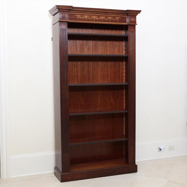 federal-style-inlaid-contemporary-bookcase