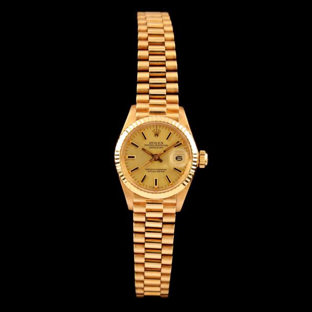 lady-s-18kt-oyster-perpetual-datejust-watch-rolex