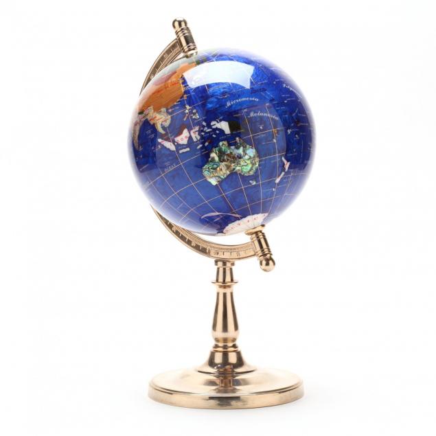 contemporary-table-top-inlaid-world-globe