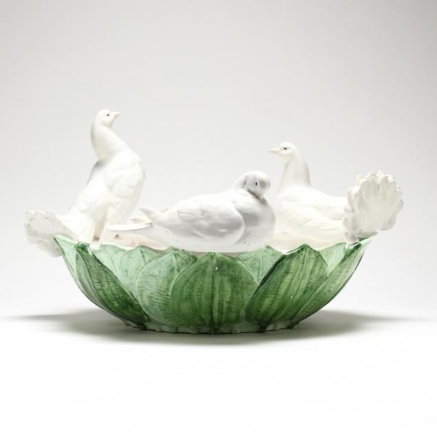 large-italian-majolica-dove-bowl