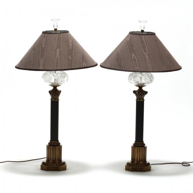 pair-of-corinthian-column-table-lamps