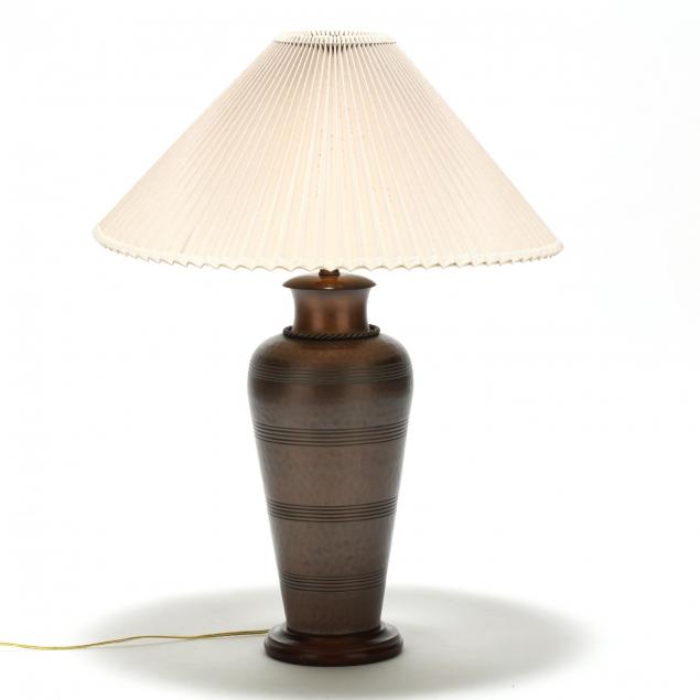 frederick-cooper-hammered-copper-table-lamp