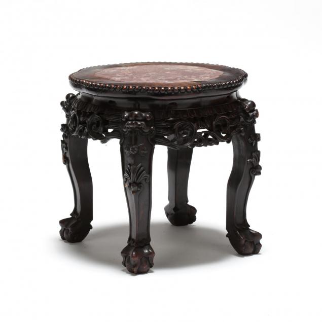 antique-chinese-marble-top-low-table