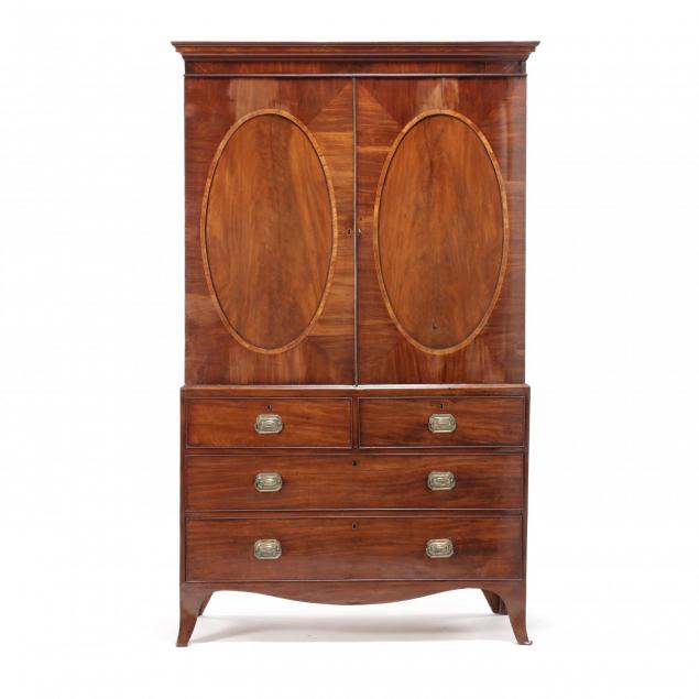 george-iii-inlaid-mahogany-linen-press