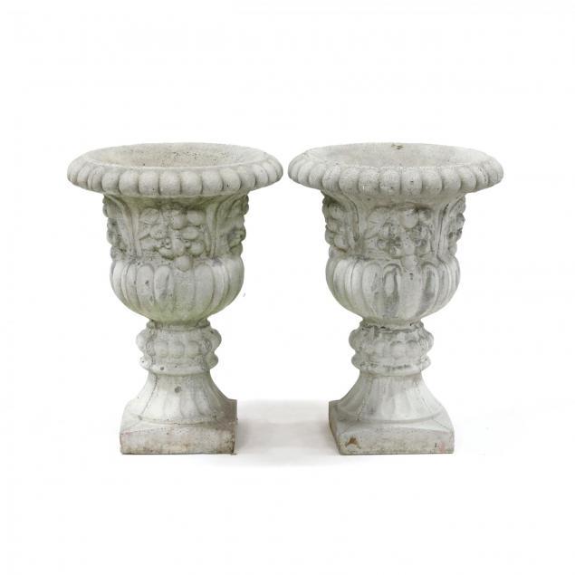 pair-of-classical-style-cast-stone-garden-urns