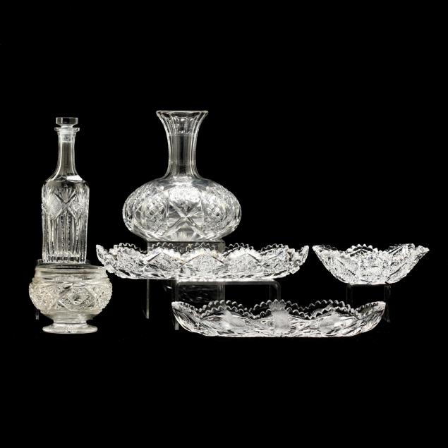 six-pieces-of-american-brilliant-period-cut-glass