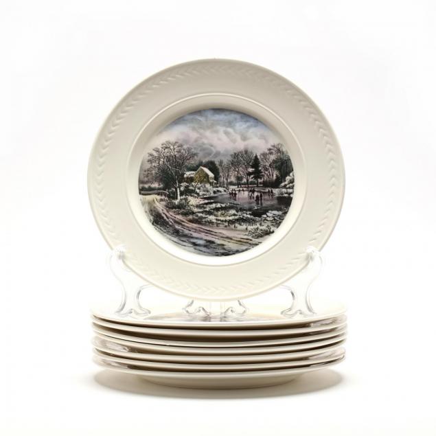 delano-studios-set-of-currier-and-ives-plates