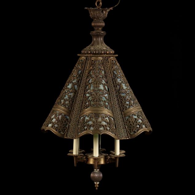 early-ornate-hanging-slag-chandelier