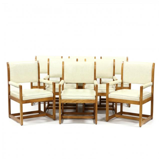 shelby-williams-set-of-eight-arm-chairs