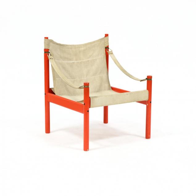 mid-century-lacquered-safari-chair