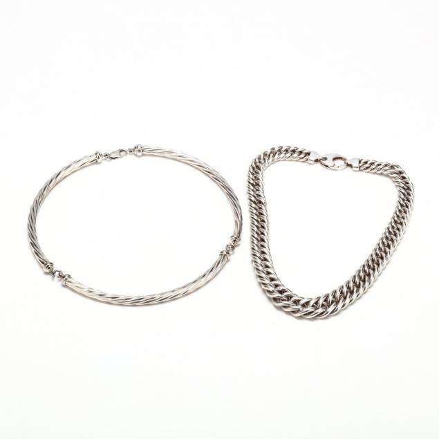 two-sterling-silver-necklaces