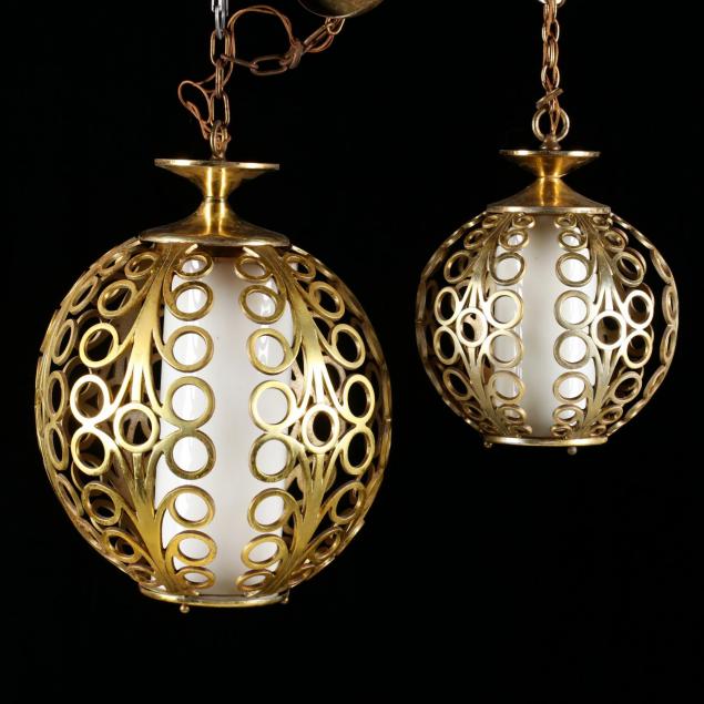 two-art-deco-style-hanging-lights