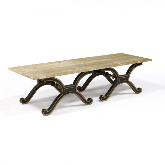 dorothy-draper-double-pedestal-coffee-table