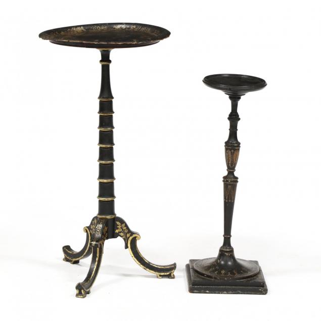 two-antique-chinoiserie-decorated-stands