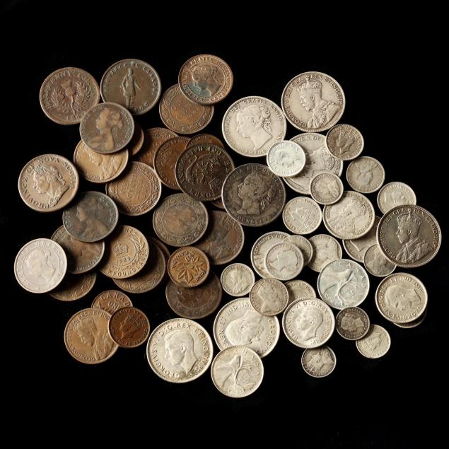over-60-canadian-coins-in-silver-and-copper