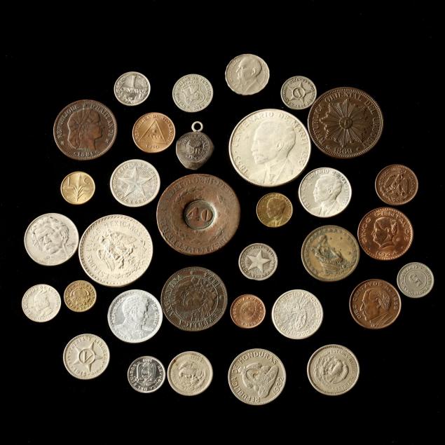 over-30-mostly-obsolete-latin-american-coins