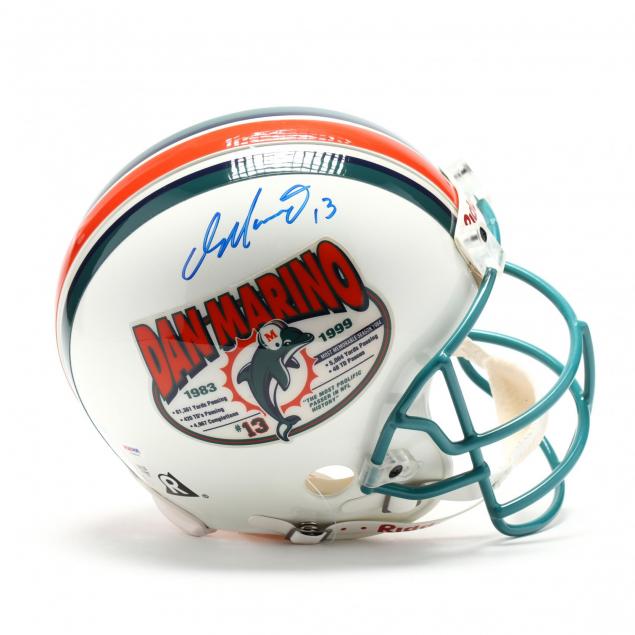 dan-marino-single-signed-official-riddell-pro-line-retirement-helmet-psa-dna