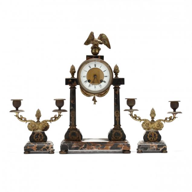 french-empire-clock-garniture