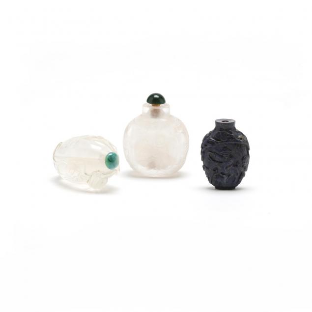 three-carved-stone-snuff-bottles