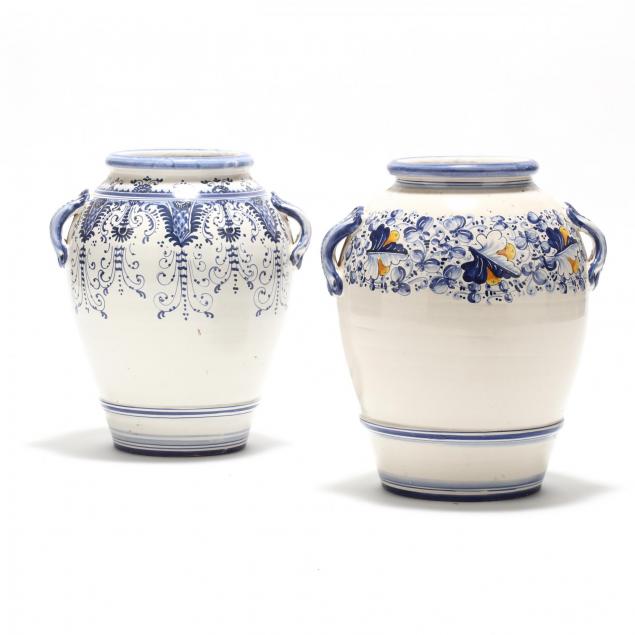 two-faience-urns
