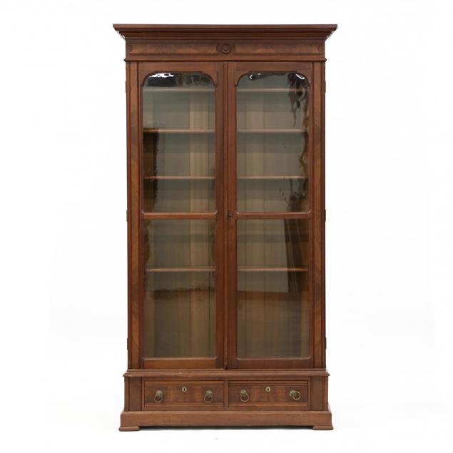 eastlake-walnut-library-bookcase