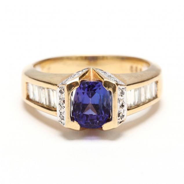 18kt-tanzanite-and-diamond-ring