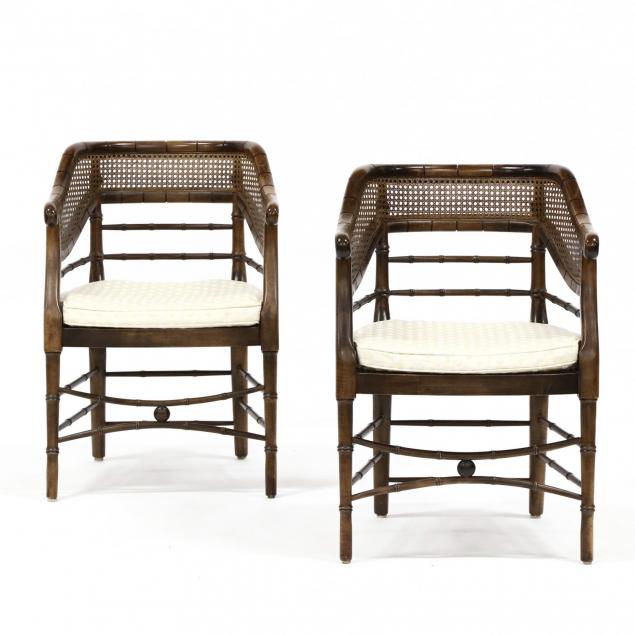 pair-of-regency-style-walnut-arm-chairs