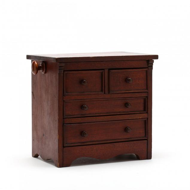 antique-new-england-miniature-chest-of-drawers