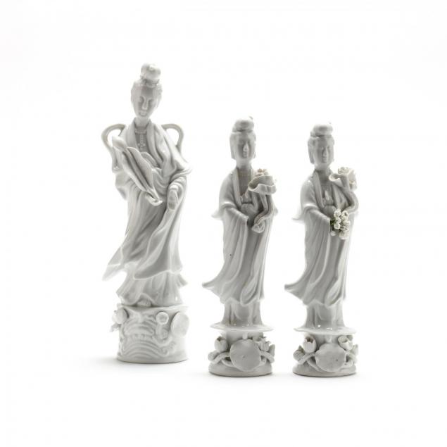 three-chinese-blanc-de-chine-quan-yin