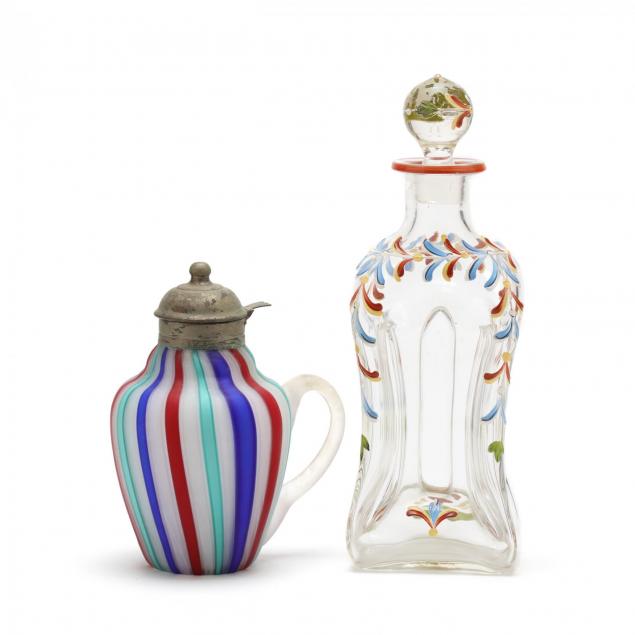 two-pieces-of-antique-continental-glass