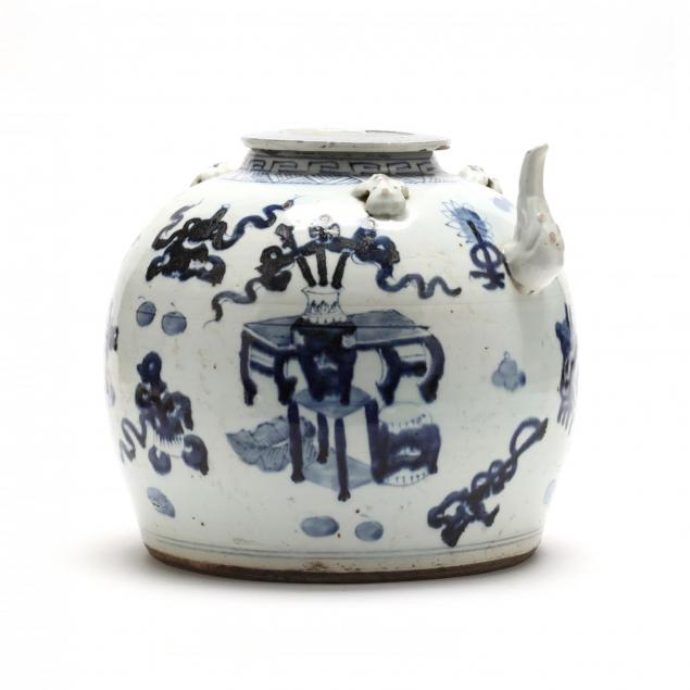 antique-chinese-cobalt-decorated-large-teapot