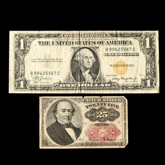 fractional-note-and-wwii-silver-certificate