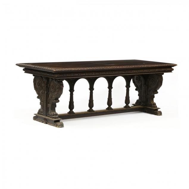 renaissance-revival-library-table