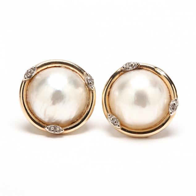 14kt-mabe-pearl-and-diamond-earrings