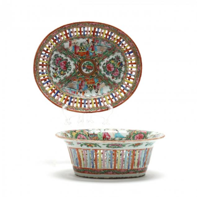chinese-famille-rose-reticulated-basket-and-underplate